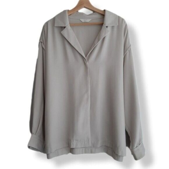 YAYA - NWOT Woman Waist Tie Unstructured Blazer | Light Jacket Sz L - Picture 1 of 13